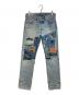 LEVI'S（リーバイス）の古着「パッチワーク デニムパンツ」｜スカイブルー