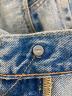 中古・古着 LEVI'S (リーバイス) パッチワーク デニムパンツ スカイブルー サイズ:W29：8000円