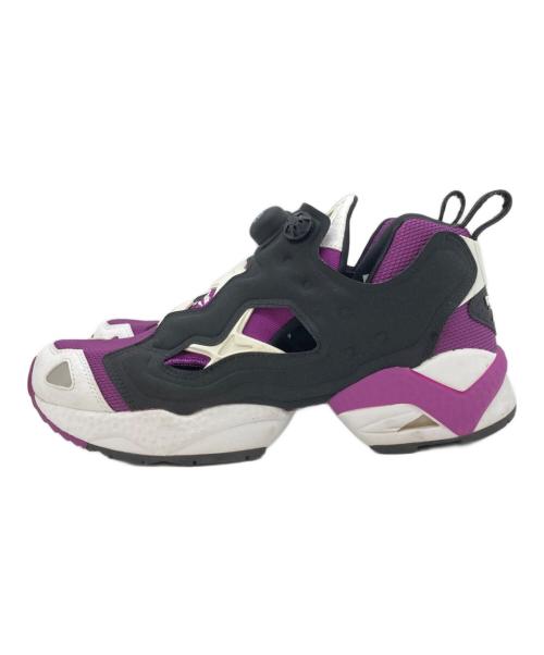 REEBOK（リーボック）REEBOK (リーボック) INSTAPUMP FURY 95 ブラック×パープル サイズ:UK6 1/2の古着・服飾アイテム