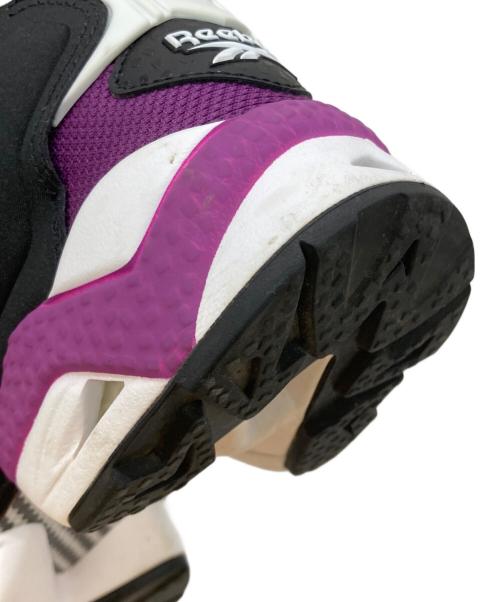 REEBOK（リーボック）REEBOK (リーボック) INSTAPUMP FURY 95 ブラック×パープル サイズ:UK6 1/2の古着・服飾アイテム