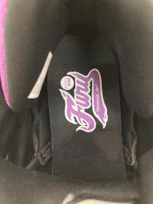 REEBOK（リーボック）REEBOK (リーボック) INSTAPUMP FURY 95 ブラック×パープル サイズ:UK6 1/2の古着・服飾アイテム