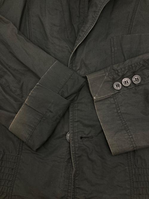 DRIES VAN NOTEN（ドリスヴァンノッテン）DRIES VAN NOTEN (ドリスヴァンノッテン) コットン3Bジャケット ブラック サイズ:52の古着・服飾アイテム