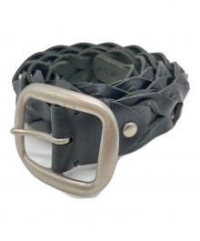 THE FLAT HEAD（ザ・フラットヘッド）の古着「レザーベルト」｜ブラック