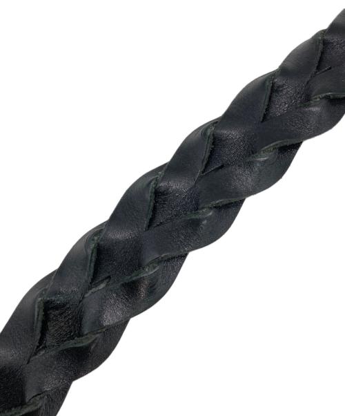 THE FLAT HEAD（ザ・フラットヘッド）THE FLAT HEAD (ザ・フラットヘッド) レザーベルト ブラックの古着・服飾アイテム