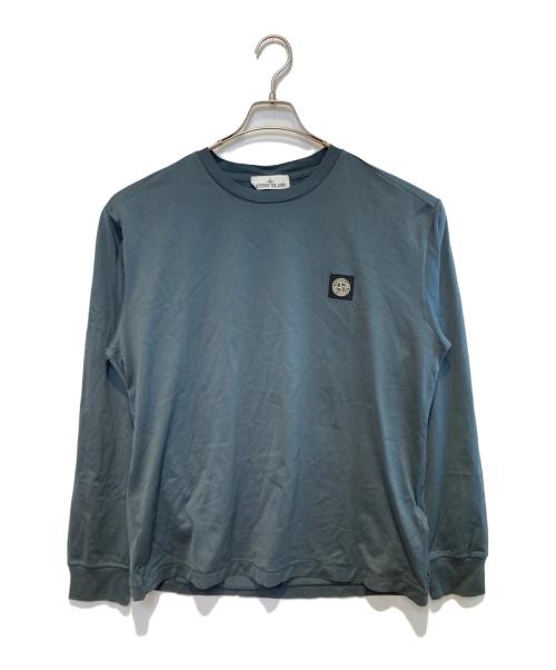 STONE ISLAND（ストーンアイランド）STONE ISLAND (ストーンアイランド) クルーネックロングスリーブカットソー グレー サイズ:XLの古着・服飾アイテム