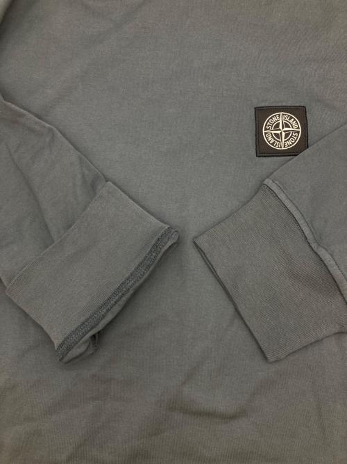 STONE ISLAND（ストーンアイランド）STONE ISLAND (ストーンアイランド) クルーネックロングスリーブカットソー グレー サイズ:XLの古着・服飾アイテム