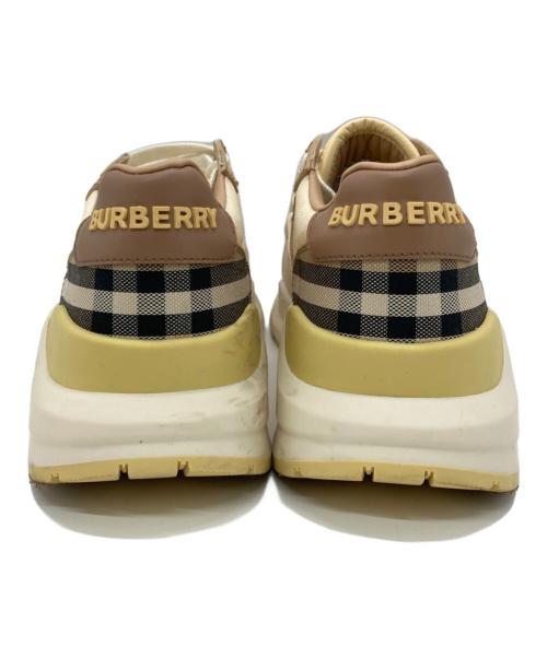 BURBERRY（バーバリー）BURBERRY (バーバリー) RAMSEY Low Sneakers ベージュ サイズ:35の古着・服飾アイテム