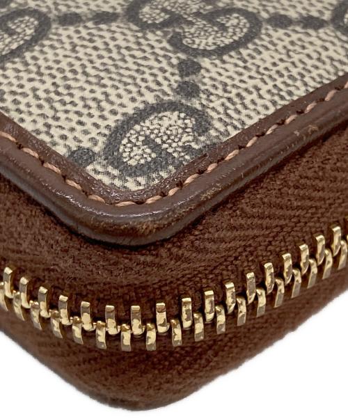 GUCCI（グッチ）GUCCI (グッチ) インターロッキングGラウンドウォレット ブラウンの古着・服飾アイテム