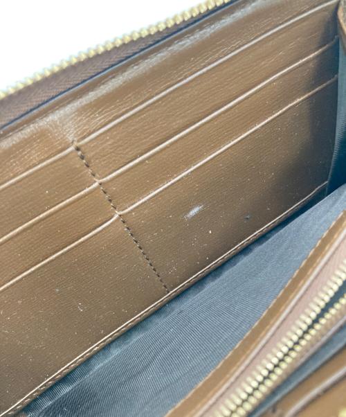 GUCCI（グッチ）GUCCI (グッチ) インターロッキングGラウンドウォレット ブラウンの古着・服飾アイテム