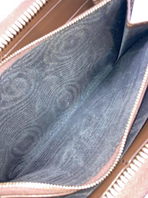 GUCCI（グッチ）GUCCI (グッチ) インターロッキングGラウンドウォレット ブラウンの古着・服飾アイテム