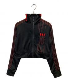 adidas Originals×ALEXANDER WANG（アディダスオリジナル×アレキサンダー・ワン）の古着「クロップドトラックジャケット」｜ブラック