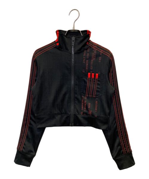 adidas Originals（アディダスオリジナル）adidas Originals (アディダスオリジナル) ALEXANDER WANG (アレキサンダー・ワン) クロップドトラックジャケット ブラック サイズ:USXSの古着・服飾アイテム