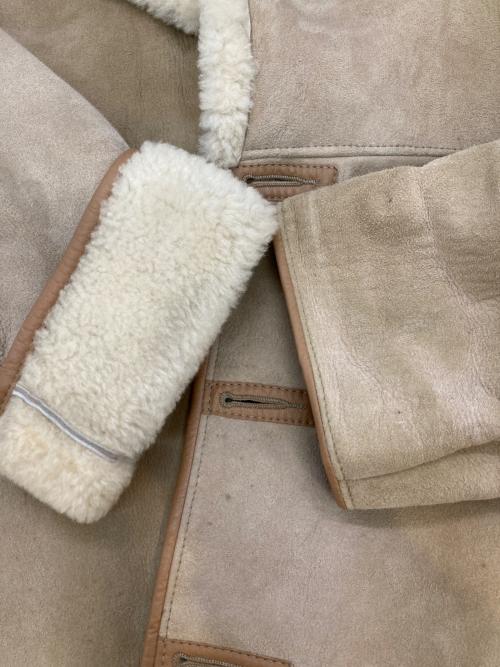 USED（）USED (ユーズド) ［古着］ムートンジャケット ベージュ サイズ:Lの古着・服飾アイテム