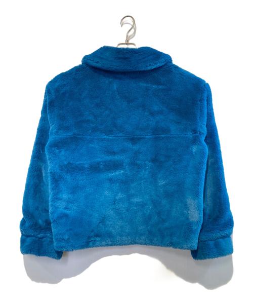 UGG（アグ）UGG (アグ) ステンカラー フェイクファーコート ブルー サイズ:Ｌの古着・服飾アイテム