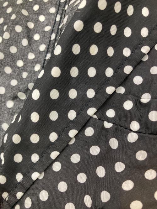 COMME des GARCONS tricot（コムデギャルソントリコ）COMME des GARCONS tricot (コムデギャルソントリコ) ドット3Bジャケット ブラック×ホワイト サイズ:Sの古着・服飾アイテム