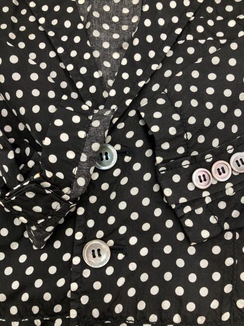 COMME des GARCONS tricot（コムデギャルソントリコ）COMME des GARCONS tricot (コムデギャルソントリコ) ドット3Bジャケット ブラック×ホワイト サイズ:Sの古着・服飾アイテム