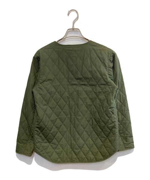 ORCIVAL（オーシバル）ORCIVAL (オーシバル) コットンキルトカラーレスジャケット オリーブ サイズ:1の古着・服飾アイテム