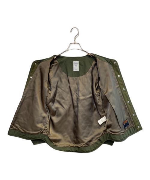 ORCIVAL（オーシバル）ORCIVAL (オーシバル) コットンキルトカラーレスジャケット オリーブ サイズ:1の古着・服飾アイテム