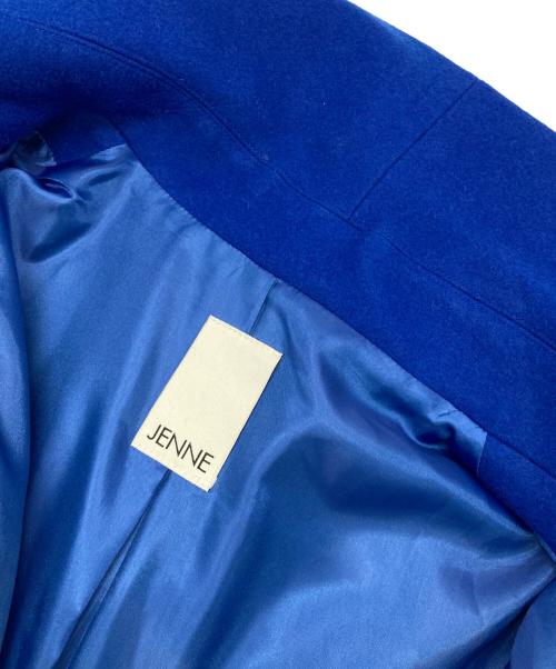 JENNE（ジェンヌ）JENNE (ジェンヌ) ウールコート ブルー サイズ:Ｓの古着・服飾アイテム