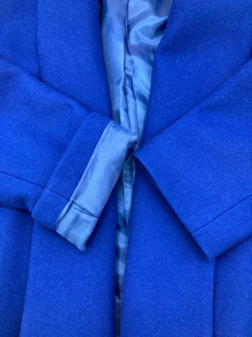 JENNE（ジェンヌ）JENNE (ジェンヌ) ウールコート ブルー サイズ:Ｓの古着・服飾アイテム