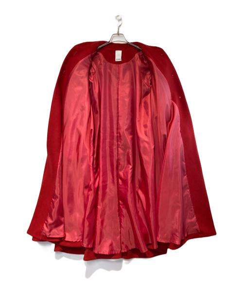 JENNE（ジェンヌ）JENNE (ジェンヌ) 日本製クラシックフレアコート レッド サイズ:Sの古着・服飾アイテム