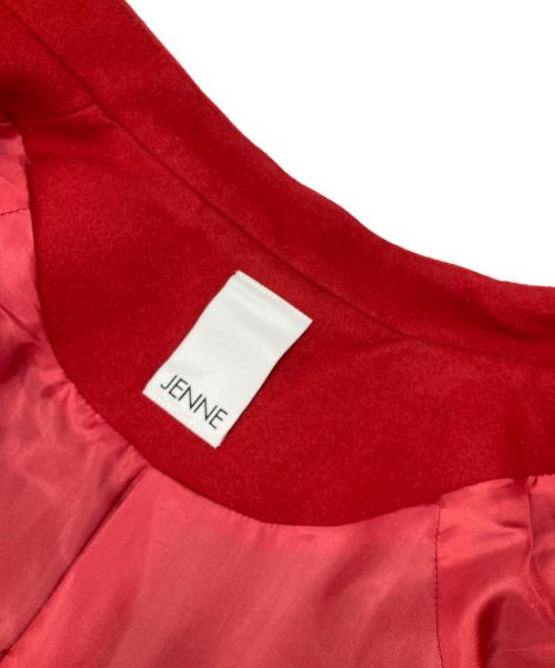 JENNE（ジェンヌ）JENNE (ジェンヌ) 日本製クラシックフレアコート レッド サイズ:Sの古着・服飾アイテム