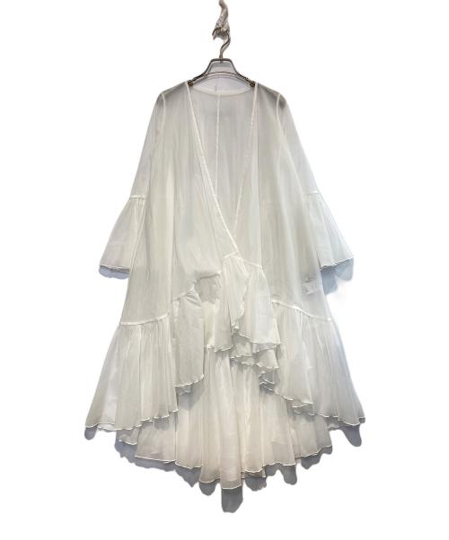 JENNE（ジェンヌ）JENNE (ジェンヌ) リッチメロウトップス ホワイト サイズ:Freeの古着・服飾アイテム