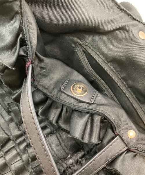 JENNE（ジェンヌ）JENNE (ジェンヌ) フリルトートバッグ ブラックの古着・服飾アイテム