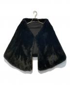 ）の古着「リッチボリュームファーケープ」｜ブラック