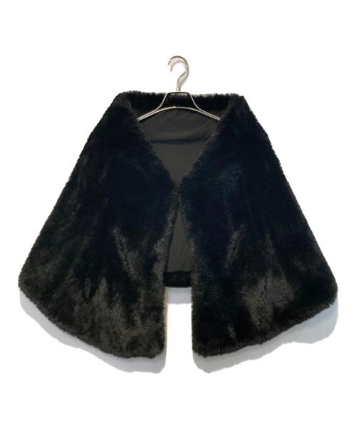 JENNE（ジェンヌ）JENNE (ジェンヌ) リッチボリュームファーケープ ブラック サイズ:FREEの古着・服飾アイテム