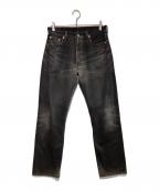 LEVI'Sリーバイス）の古着「後染め501デニムパンツ」｜ブラック