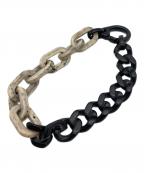 A-COLD-WALLア・コールド・ウォール）の古着「DUO CHAIN NECKLACE」｜ブラック×グレー