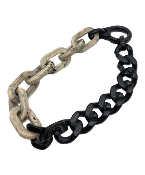 A-COLD-WALL（ア・コールド・ウォール）A-COLD-WALL (ア・コールド・ウォール) DUO CHAIN NECKLACE ブラック×グレーの古着・服飾アイテム