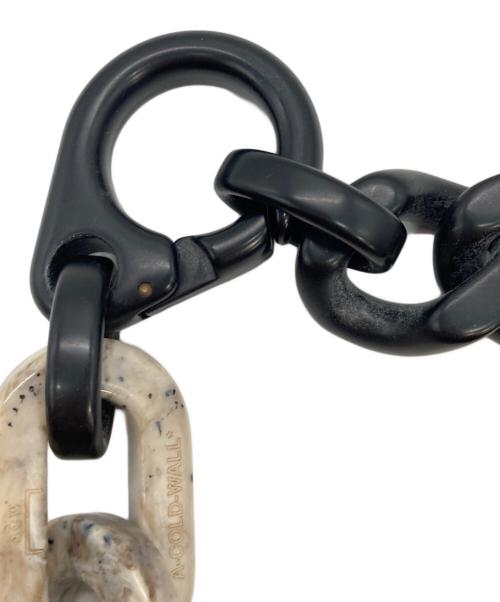 A-COLD-WALL（ア・コールド・ウォール）A-COLD-WALL (ア・コールド・ウォール) DUO CHAIN NECKLACE ブラック×グレーの古着・服飾アイテム