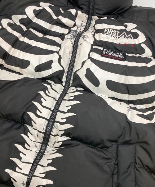 FIRST DOWN（ファーストダウン）FIRST DOWN (ファーストダウン) FULL-BK (フルビーケー) DOWN JACKET ブラック サイズ:Ｍの古着・服飾アイテム