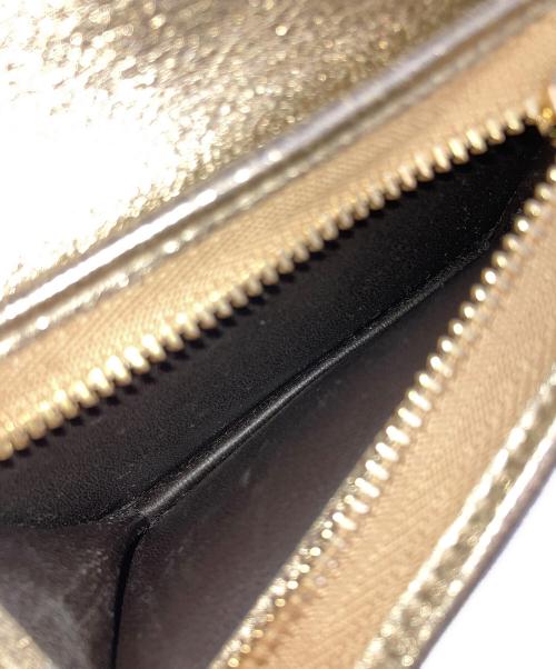 GUCCI（グッチ）GUCCI (グッチ) ダブルG カードケース ウォレット ゴールドの古着・服飾アイテム