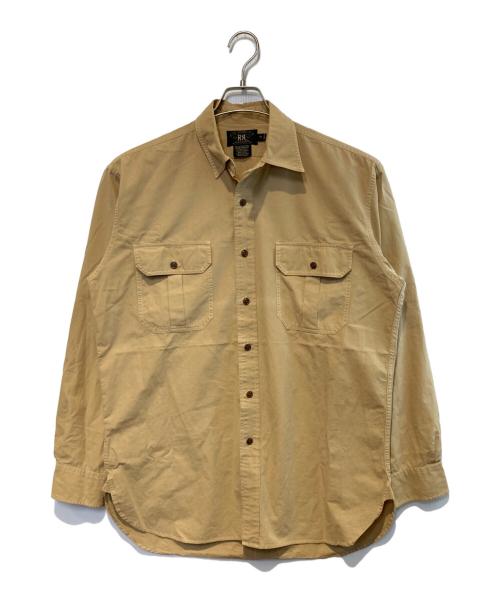 RRL（ダブルアールエル）RRL (ダブルアールエル) ワークシャツ ベージュ サイズ:Mの古着・服飾アイテム