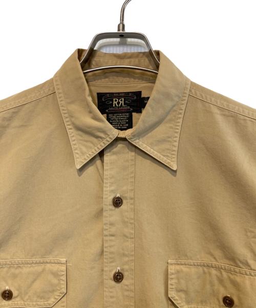 RRL（ダブルアールエル）RRL (ダブルアールエル) ワークシャツ ベージュ サイズ:Mの古着・服飾アイテム