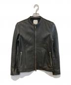 UNITED TOKYOユナイテッドトーキョー）の古着「シングルライダースジャケット」｜ブラック