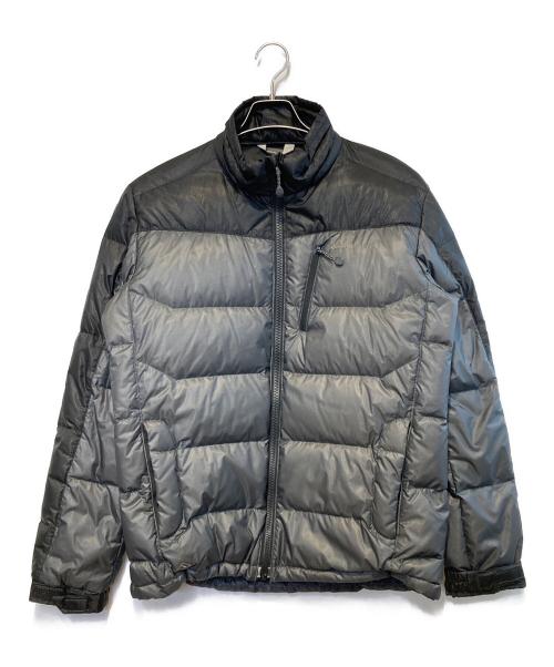 Eddie Bauer（エディーバウアー）Eddie Bauer (エディーバウアー) 900フィルダウンジャケット ブラック×グレー サイズ:Ｍの古着・服飾アイテム