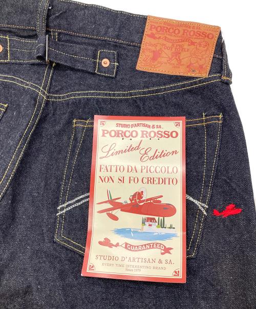 STUDIO D'ARTISAN（ステュディオダルチザン）STUDIO D'ARTISAN (ステュディオダルチザン) スタジオジブリ (スタジオジブリ) デニムパンツ インディゴ サイズ:36 未使用品の古着・服飾アイテム