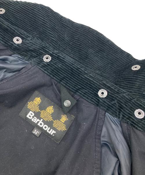 Barbour（バブアー）Barbour (バブアー) SL BEAUFORT WAX WINDOW PANE PL ブラック×ホワイト サイズ:34の古着・服飾アイテム
