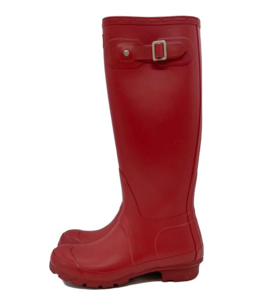HUNTER（ハンター）HUNTER (ハンター) WOMENS ORIGINAL TALL レッド サイズ:EU37の古着・服飾アイテム