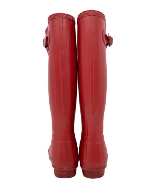 HUNTER（ハンター）HUNTER (ハンター) WOMENS ORIGINAL TALL レッド サイズ:EU37の古着・服飾アイテム