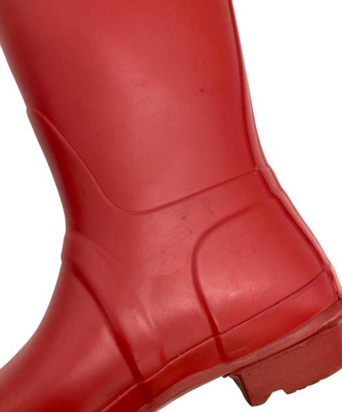HUNTER（ハンター）HUNTER (ハンター) WOMENS ORIGINAL TALL レッド サイズ:EU37の古着・服飾アイテム