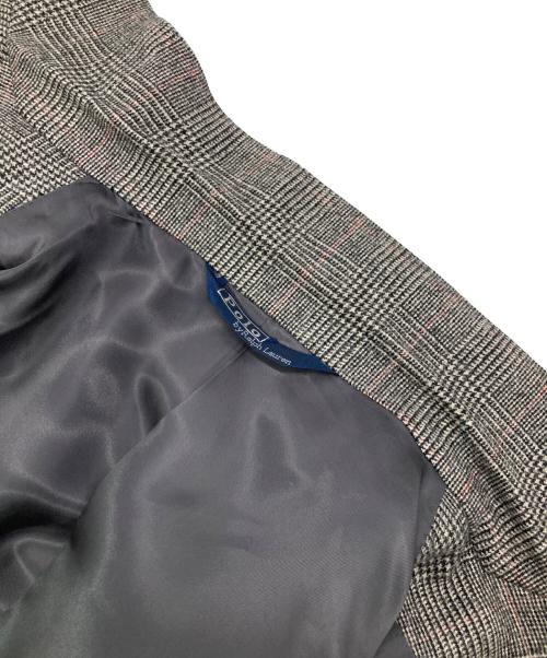 POLO RALPH LAUREN（ポロ・ラルフローレン）POLO RALPH LAUREN (ポロ・ラルフローレン) ウールヘリンボーン ツイードジャケット グレー サイズ:不明の古着・服飾アイテム