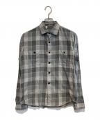 N.HOOLYWOODエヌ ハリウッド）の古着「チェックネルシャツ」｜グレー