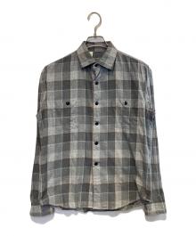 N.HOOLYWOOD（エヌ ハリウッド）の古着「チェックネルシャツ」｜グレー