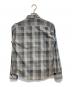 N.HOOLYWOOD (エヌ ハリウッド) チェックネルシャツ グレー サイズ:36：5000円