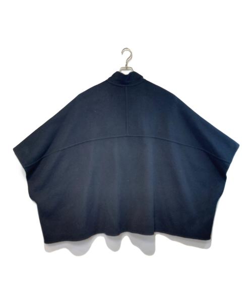 SLOBE IENA（スローブ イエナ）SLOBE IENA (スローブ イエナ) スタンドカラーダブルフェイスポンチョ ネイビー サイズ:FREEの古着・服飾アイテム